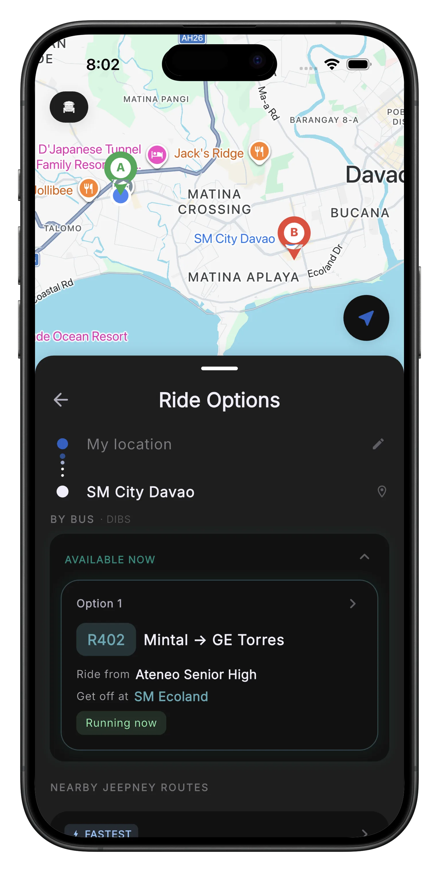 Davao Commuters: Get there your way.